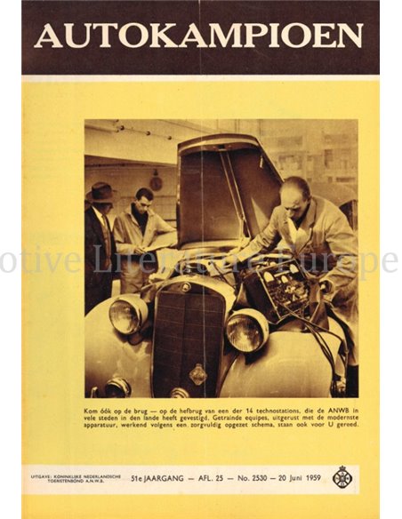 1959 AUTOKAMPIOEN MAGAZIN 25 NIEDERLÄNDISCH