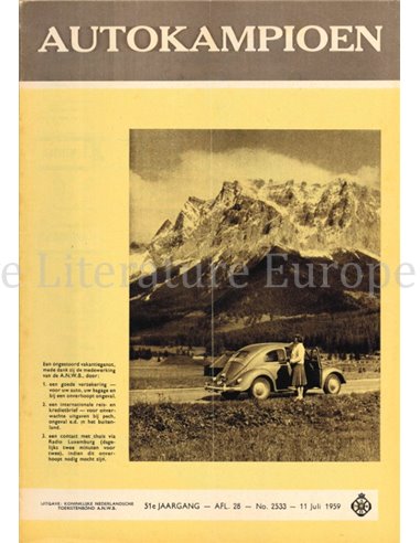 1959 AUTOKAMPIOEN MAGAZINE 28 NEDERLANDS