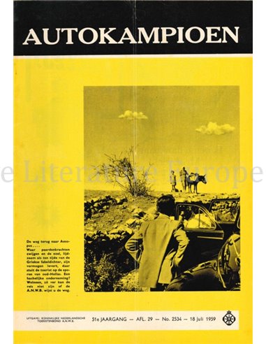 1959 AUTOKAMPIOEN MAGAZINE 29 DUTCH