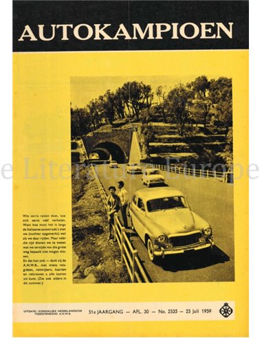 1959 AUTOKAMPIOEN MAGAZINE 30 NEDERLANDS
