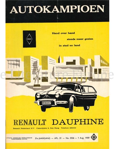 1959 AUTOKAMPIOEN MAGAZINE 31 DUTCH