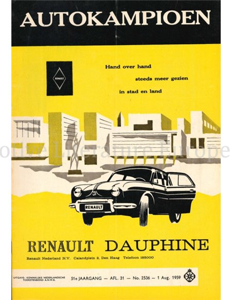 1959 AUTOKAMPIOEN MAGAZINE 31 NEDERLANDS