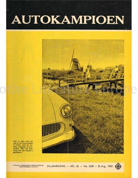 1959 AUTOKAMPIOEN MAGAZINE 34 DUTCH