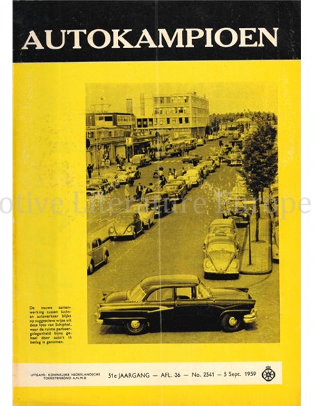 1959 AUTOKAMPIOEN MAGAZIN 36 NIEDERLÄNDISCH