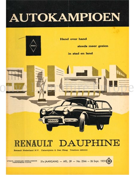 1959 AUTOKAMPIOEN MAGAZINE 39 DUTCH