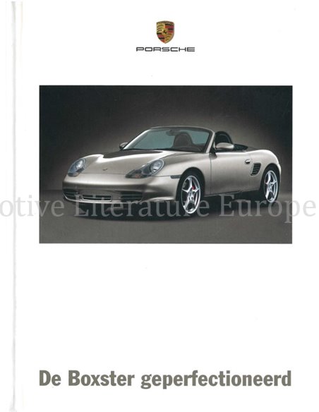 2003 PORSCHE BOXSTER HARDCOVER BROCHURE NEDERLANDS