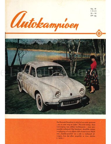 1959 AUTOKAMPIOEN MAGAZIN 41 NIEDERLÄNDISCH