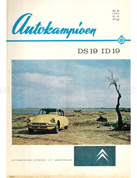 1959 AUTOKAMPIOEN MAGAZINE 50 NEDERLANDS