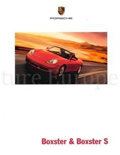 2001 PORSCHE BOXSTER & BOXSTER S BROCHURE ENGELS (USA)