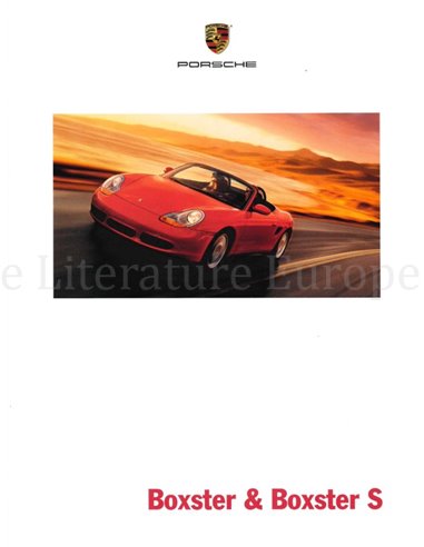 2001 PORSCHE BOXSTER & BOXSTER S PROSPEKT ENGLISCH (USA)