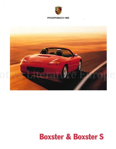 2002 PORSCHE BOXSTER & BOXSTER S BROCHURE ENGLISH (US)