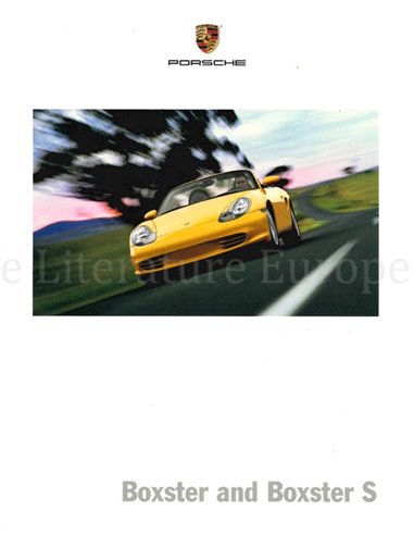 2003 PORSCHE BOXSTER & BOXSTER S BROCHURE ENGLISH (US)