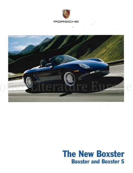 2005 PORSCHE BOXSTER & BOXSTER S BROCHURE ENGELS (USA)