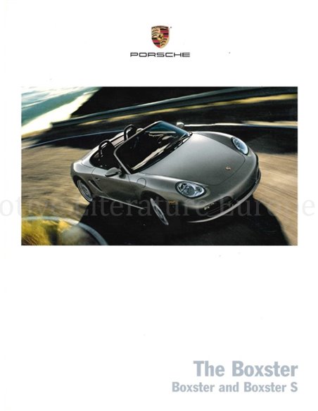 2006 PORSCHE BOXSTER & BOXSTER S BROCHURE ENGELS (USA)