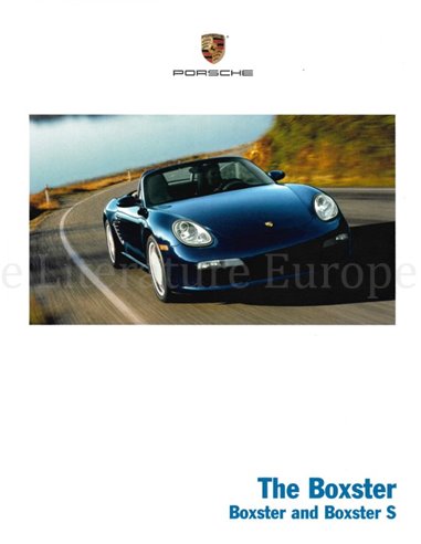 2007 PORSCHE BOXSTER & BOXSTER S BROCHURE ENGLISH (US)