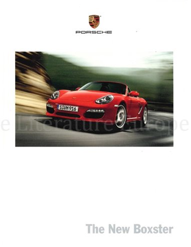 2010 PORSCHE BOXSTER & BOXSTER S BROCHURE ENGELS (USA)