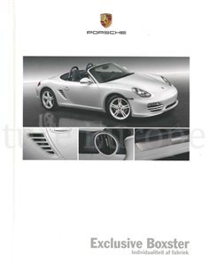 2009 PORSCHE BOXSTER EXCLUSIVE HARDBACK BROCHURE DUTCH