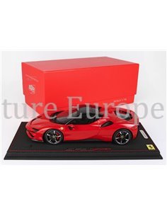 2020 FERRARI SF90 SPIDER ROSSO CORSA 322 BBR MODELCAR 1/80 2