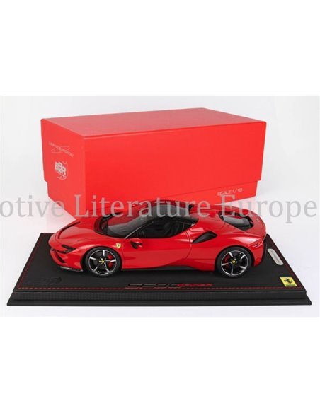 2020 FERRARI SF90 SPIDER ROSSO CORSA 322 BBR MODELAUTO 1/80
