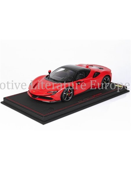 2020 FERRARI SF90 SPIDER ROSSO CORSA 322 BBR MODELCAR 1/80