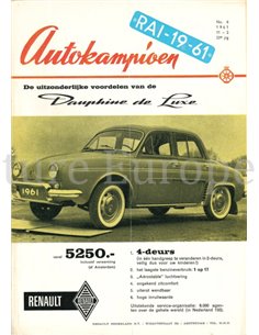 1961 AUTOKAMPIOEN MAGAZIN 06 NIEDERLÄNDISCH