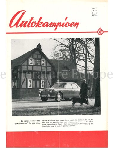 1961 AUTOKAMPIOEN MAGAZIN 09 NIEDERLÄNDISCH