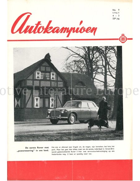 1961 AUTOKAMPIOEN MAGAZINE 09 NEDERLANDS