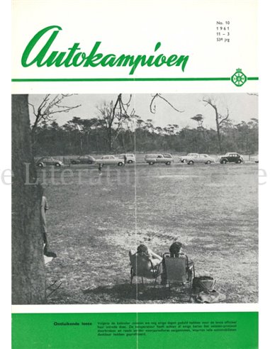 1961 AUTOKAMPIOEN MAGAZINE 10 NEDERLANDS