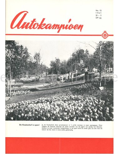 1961 AUTOKAMPIOEN MAGAZINE 12 DUTCH