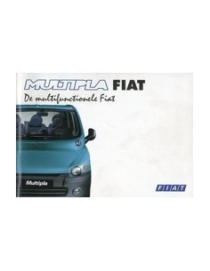 2001 FIAT MULTIPLA INSTRUCTIEBOEKJE NEDERLANDS