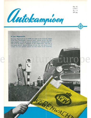 1961 AUTOKAMPIOEN MAGAZINE 15 DUTCH