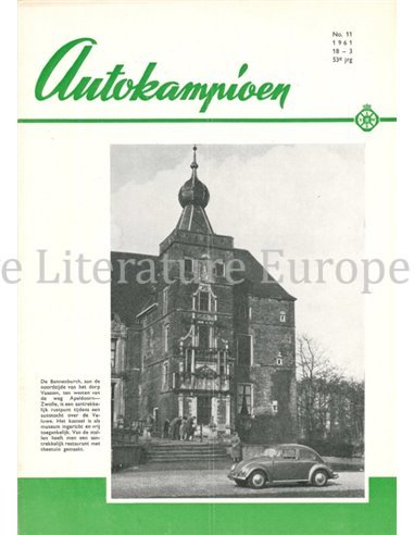 1961 AUTOKAMPIOEN MAGAZIN 11 NIEDERLÄNDISCH
