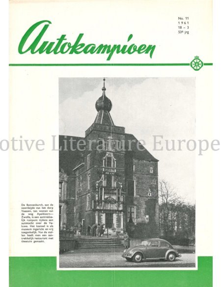 1961 AUTOKAMPIOEN MAGAZIN 11 NIEDERLÄNDISCH