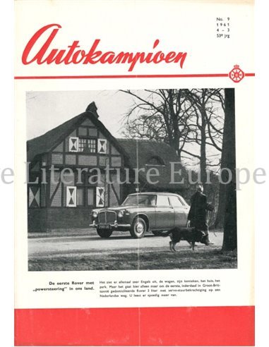 1961 AUTOKAMPIOEN MAGAZINE 09 NEDERLANDS