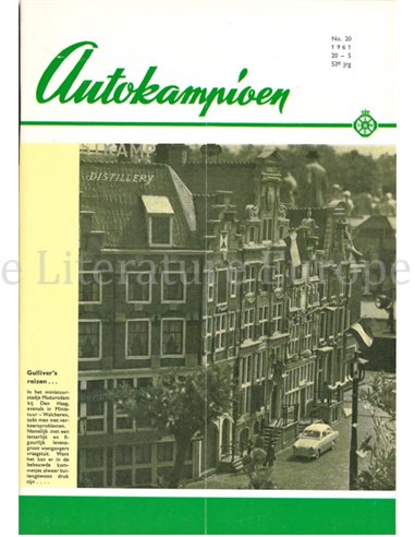 1961 AUTOKAMPIOEN MAGAZINE 20 NEDERLANDS