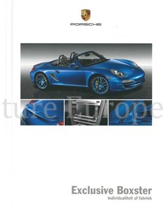 2010 PORSCHE BOXSTER EXCLUSIVE HARDCOVER PROSPEKT NIEDERLÄNDISCH