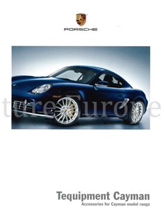 2007 PORSCHE CAYMAN TEQUIPMENT PROSPEKT ENGLISCH (US)