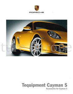 2006 PORSCHE CAYMAN S TEQUIPMENT BROCHURE ENGELS (USA)