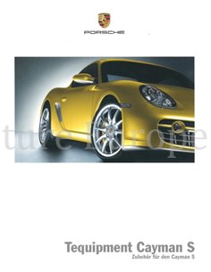 2006 PORSCHE CAYMAN S TEQUIPMENT BROCHURE DUITS