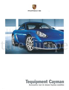 2009 PORSCHE CAYMAN TEQUIPMENT BROCHURE DUTCH