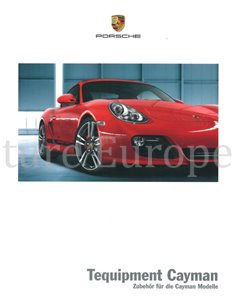 2010 PORSCHE CAYMAN S TEQUIPMENT BROCHURE DUITS