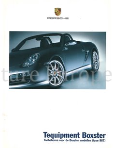 2006 PORSCHE BOXSTER TEQUIPMENT BROCHURE DUTCH