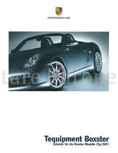 2006 PORSCHE BOXSTER TEQUIPMENT PROSPEKT DEUTSCH