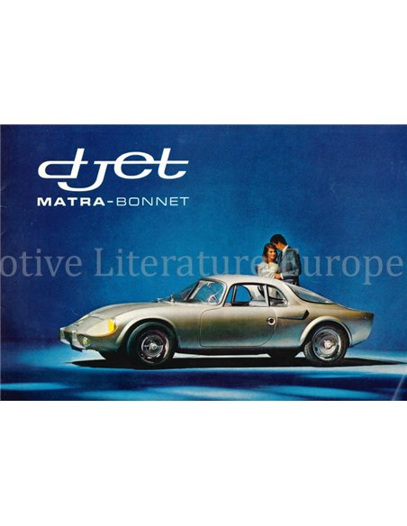 1965 MATRA DJET 5 BROCHURE FRENCH