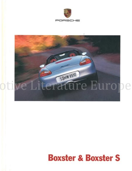 2001 PORSCHE BOXSTER S HARDCOVER BROCHURE ITALIAANS