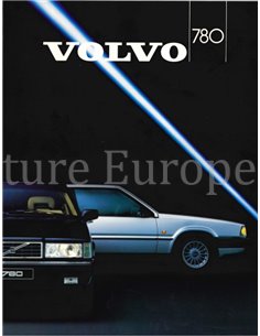 1987 VOLVO 780 BROCHURE ENGELS