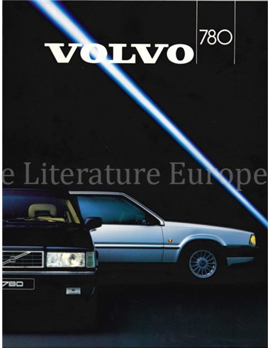 1987 VOLVO 780 BROCHURE ENGLISH
