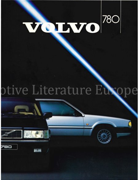 1987 VOLVO 780 PROSPEKT ENGLISCH