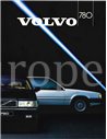 1987 VOLVO 780 BROCHURE ENGELS