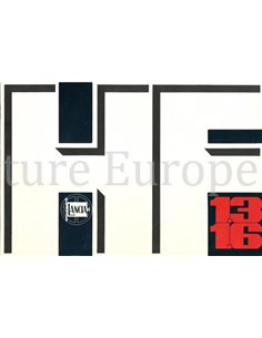 1969 LANCIA FULVIA HF 1.3 / 1.6 BROCHURE ITALIAN